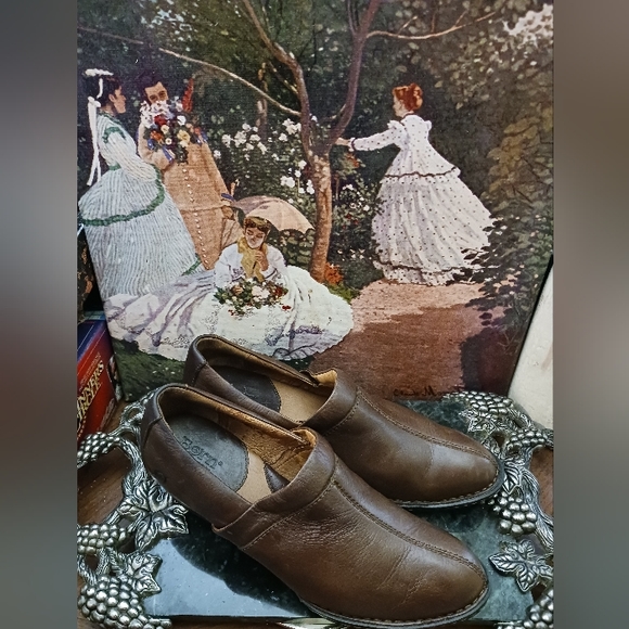 👢Born Handcrafted Shoes size 9 Women Leather Slip On Shoes. NICE GIFT 🎁 - Picture 9 of 13